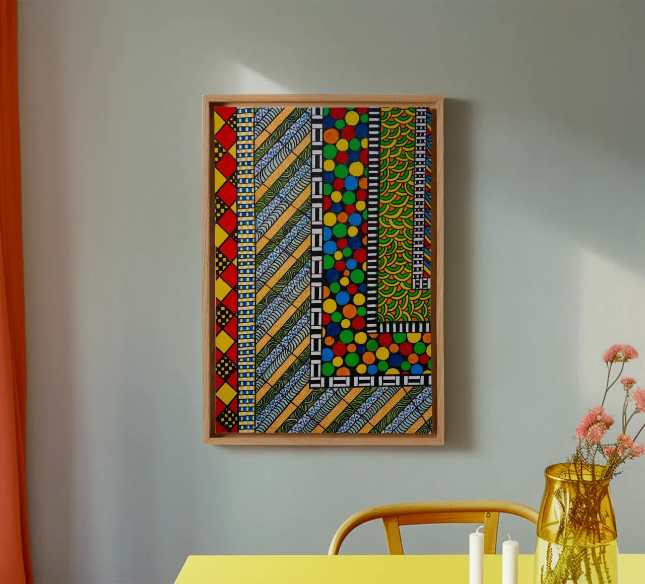 Patterned Wall canvas by lieblu