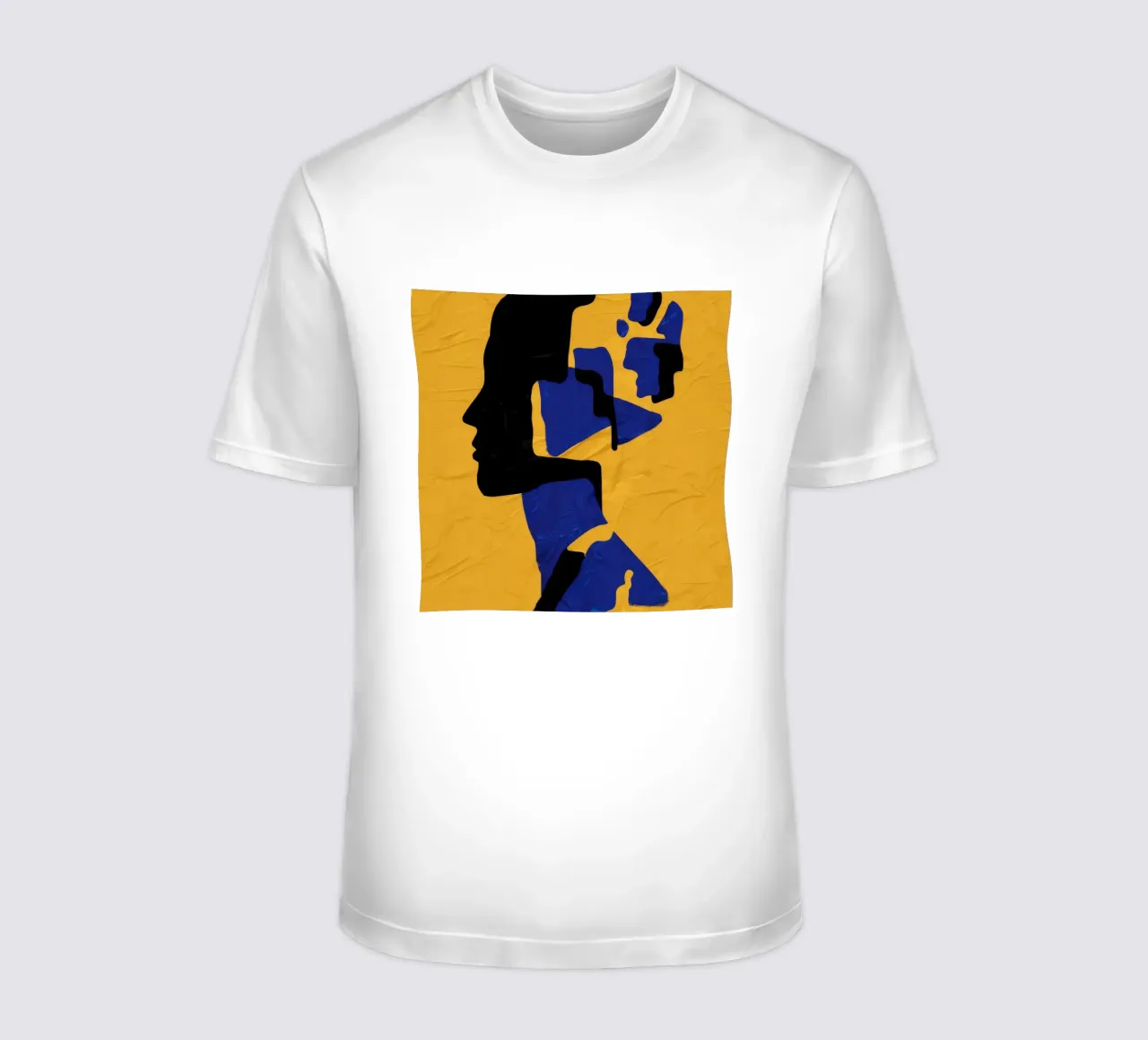 Muse fragmentée Jaune t-shirt de Lumie Layers