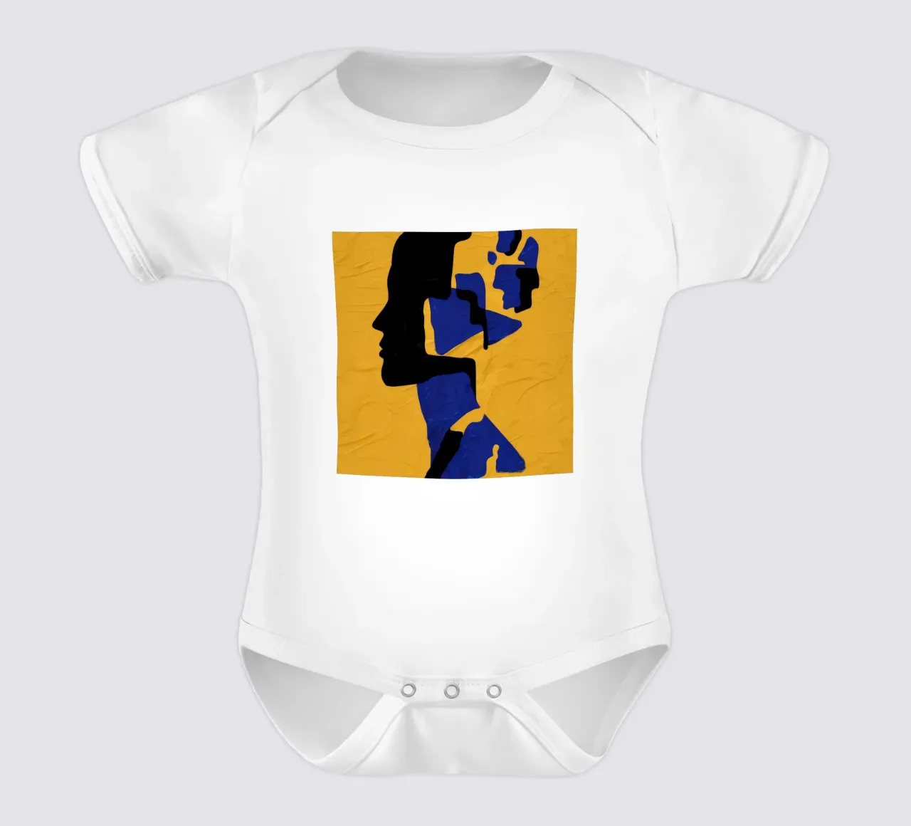 Muse fragmentée Jaune body bébé de Lumie Layers