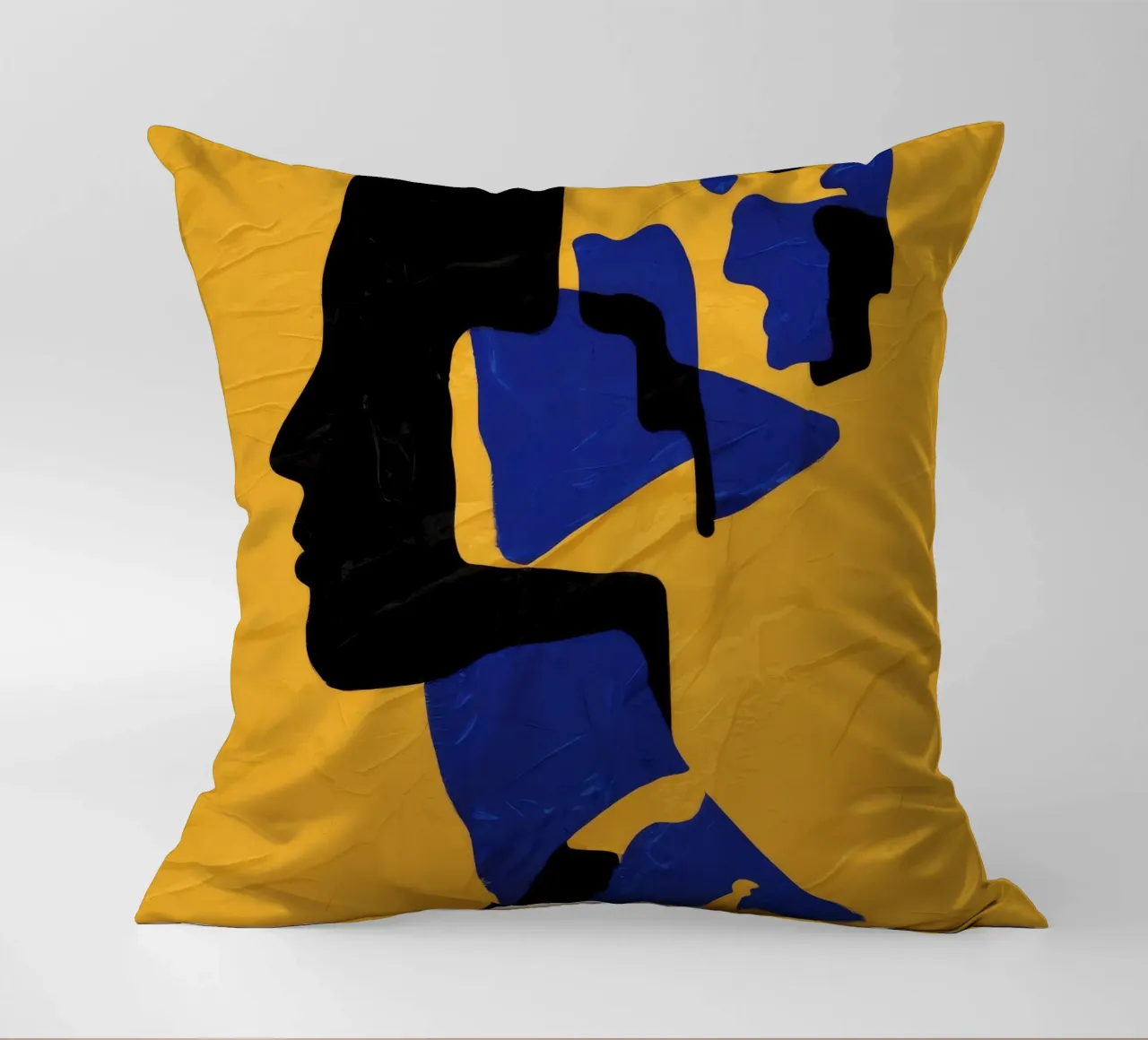 Muse fragmentée Jaune coussin de Lumie Layers