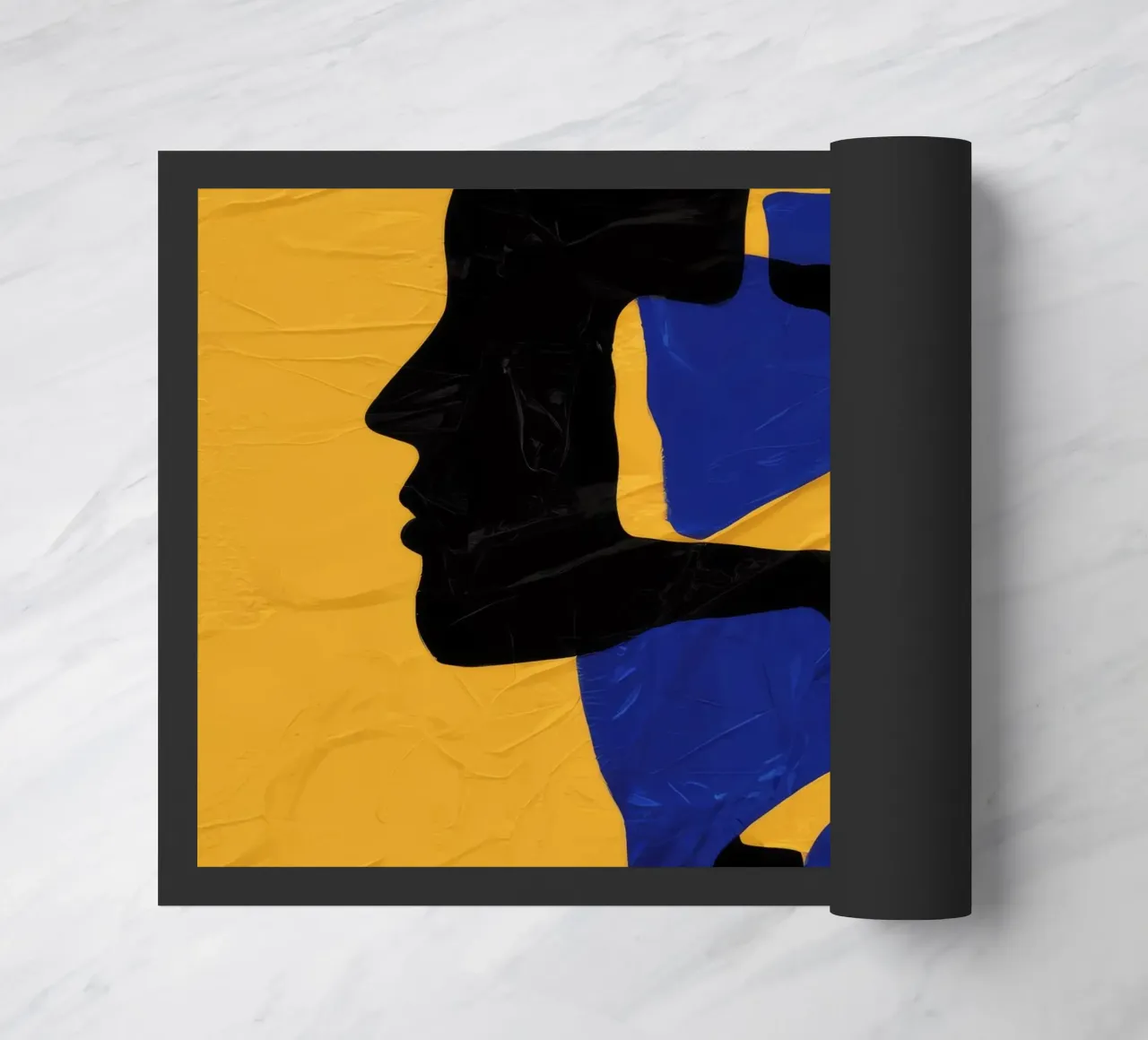 Muse fragmentée Jaune paillasson de Lumie Layers