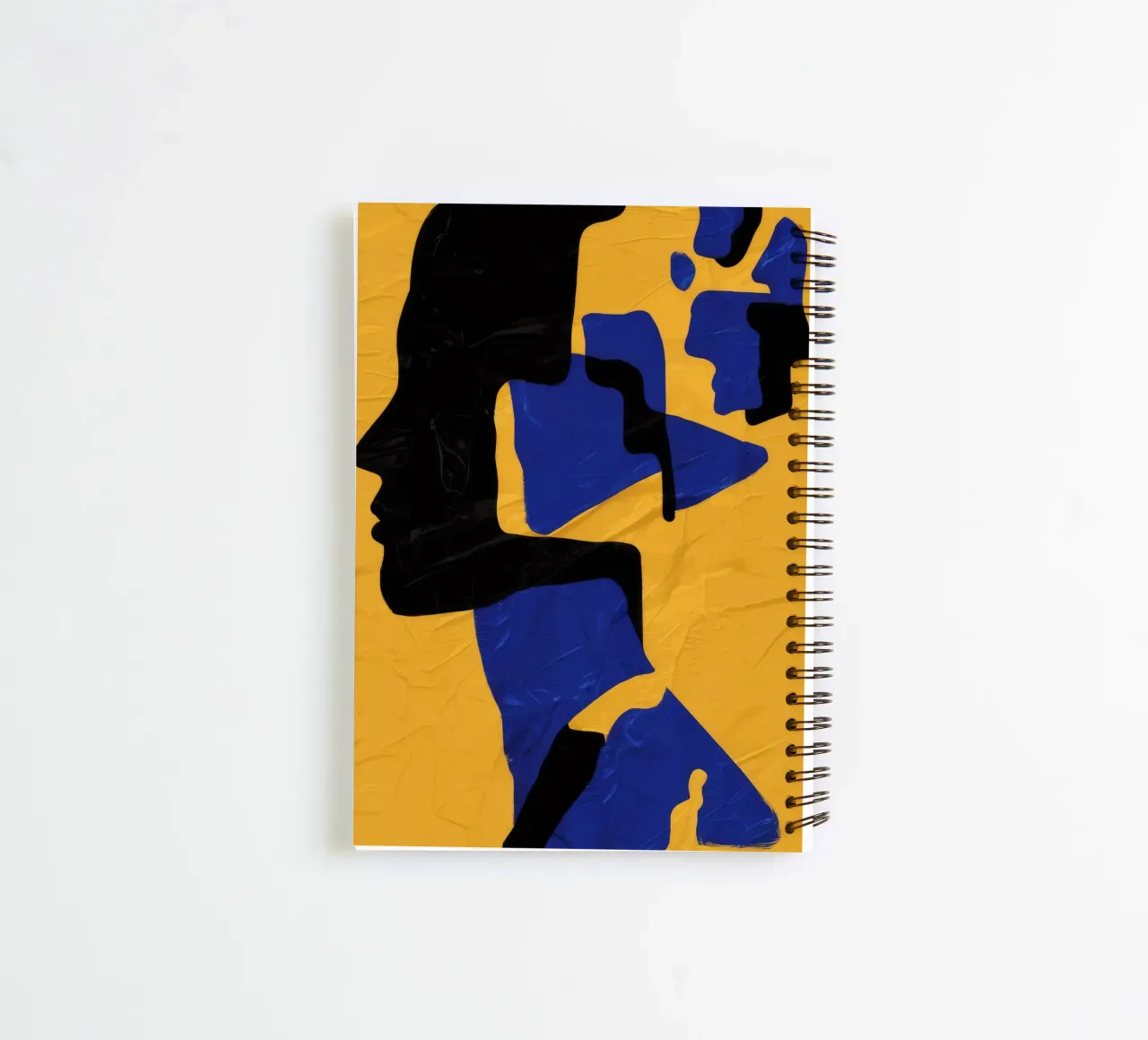 Muse fragmentée Jaune carnet à spirale de Lumie Layers