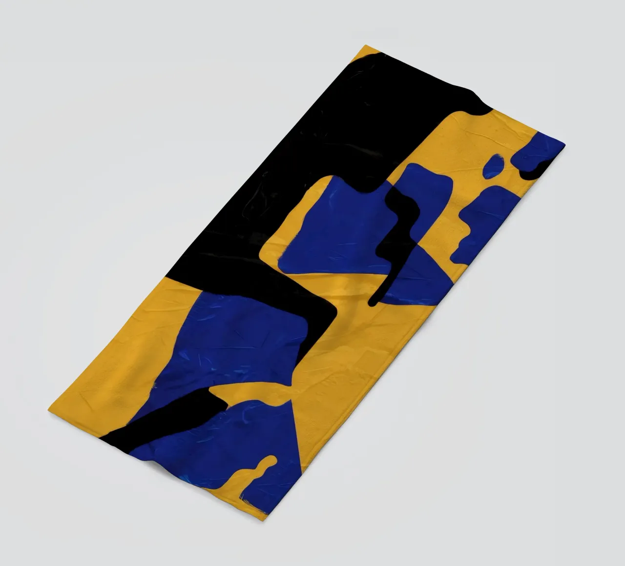 Muse fragmentée Jaune serviette de plage de Lumie Layers