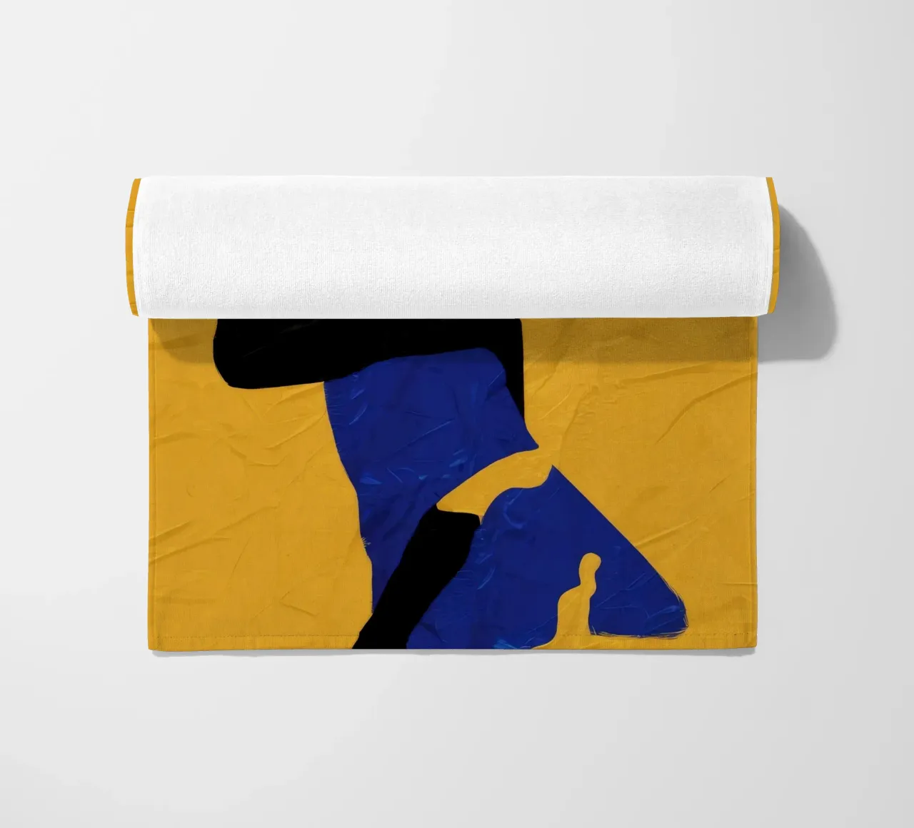 Muse fragmentée Jaune serviette de plage de Lumie Layers