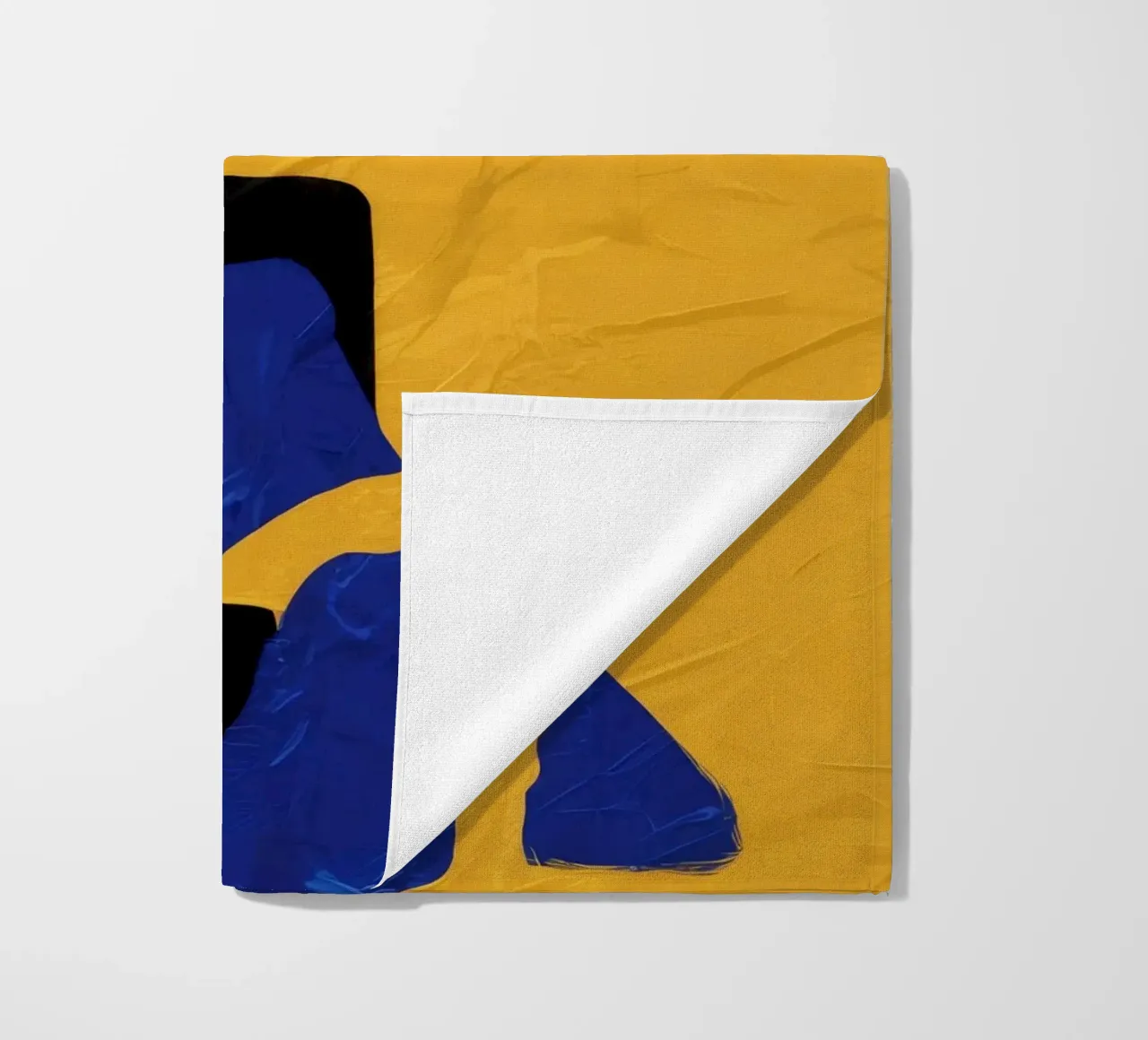 Muse fragmentée Jaune serviette de plage de Lumie Layers