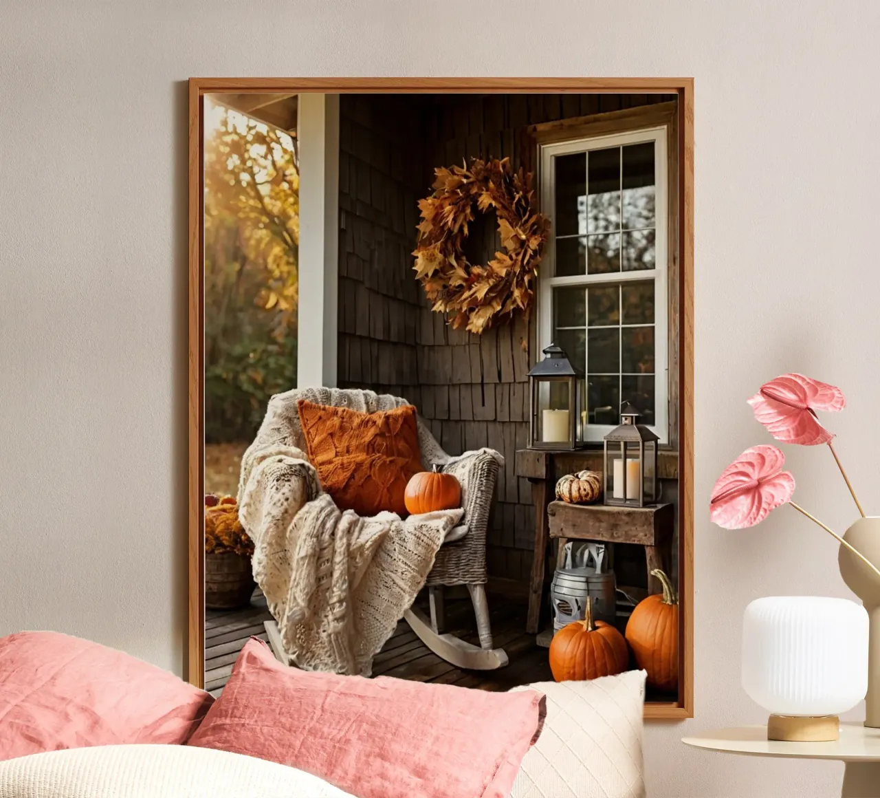Vibrazioni d'autunno alluminio dibond da PhotoVibe Decor