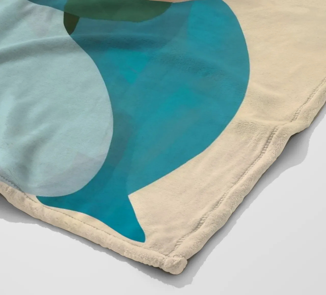 Fluid Form Dance fleece blanket by Lumie Layers