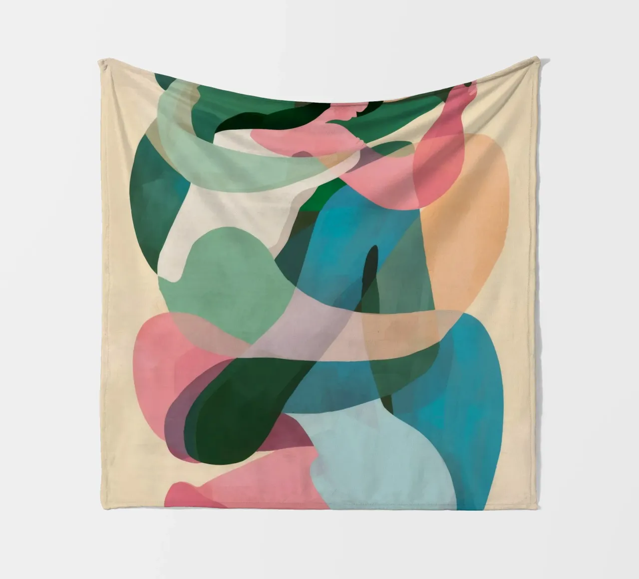 Fluid Form Dance fleece blanket by Lumie Layers