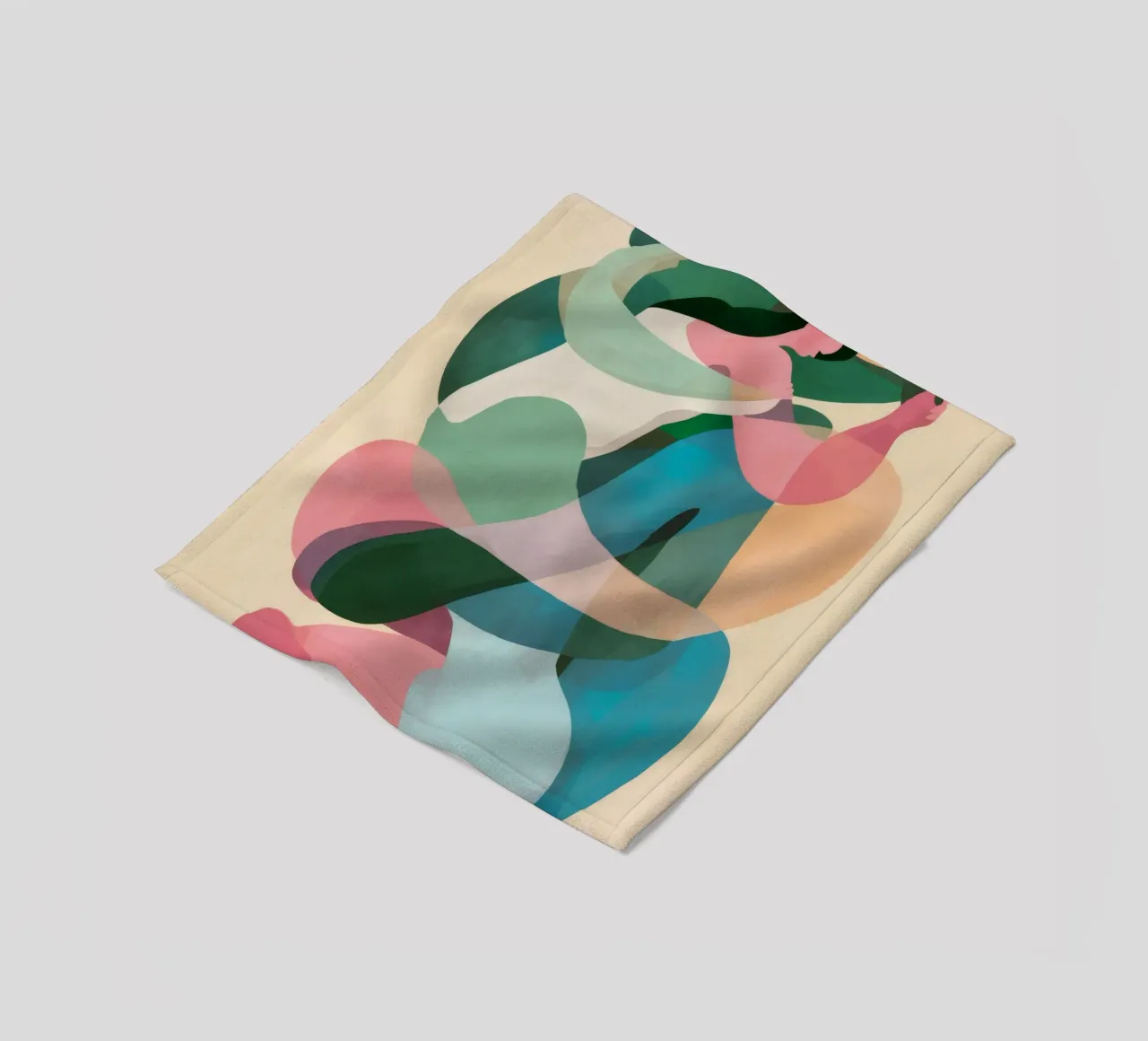 Fluid Form Dance fleece blanket by Lumie Layers