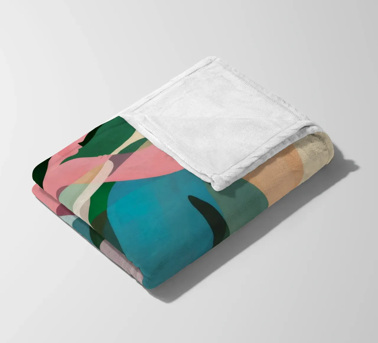 Fluid Form Dance fleece blanket by Lumie Layers