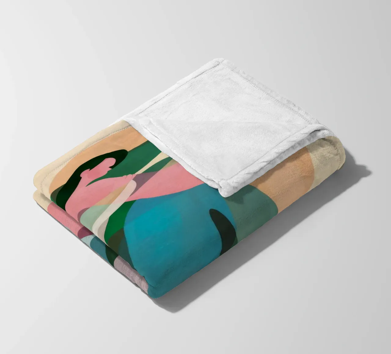 Fluid Form Dance fleece blanket by Lumie Layers