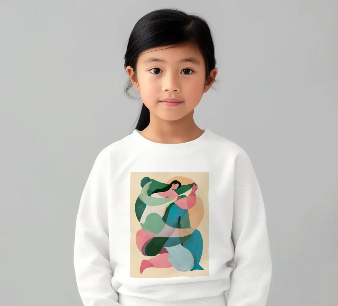 Danza di forma fluida felpa bambino da Lumie Layers
