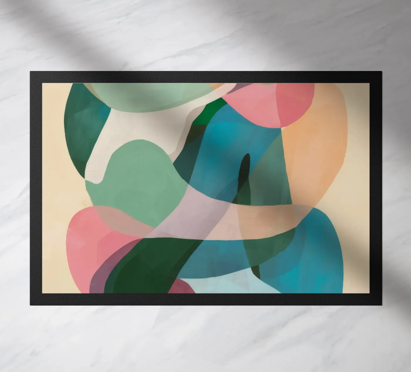 Fluid Form Dance doormat by Lumie Layers