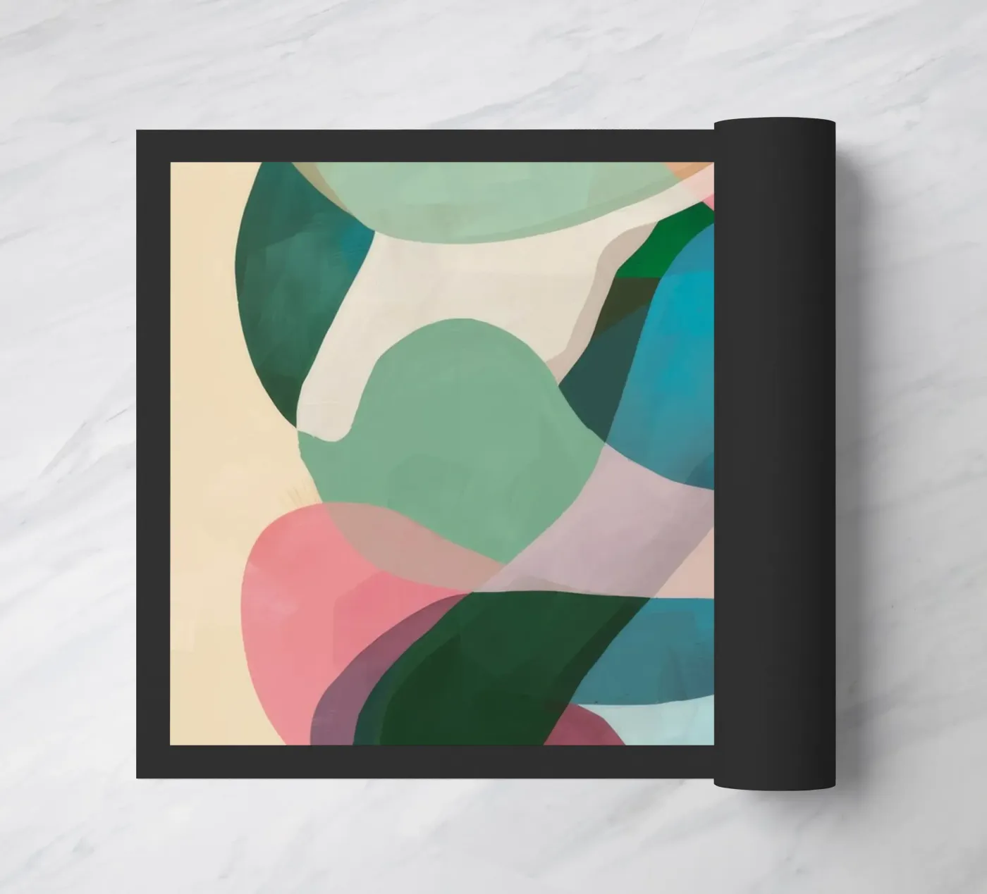 Fluid Form Dance doormat by Lumie Layers