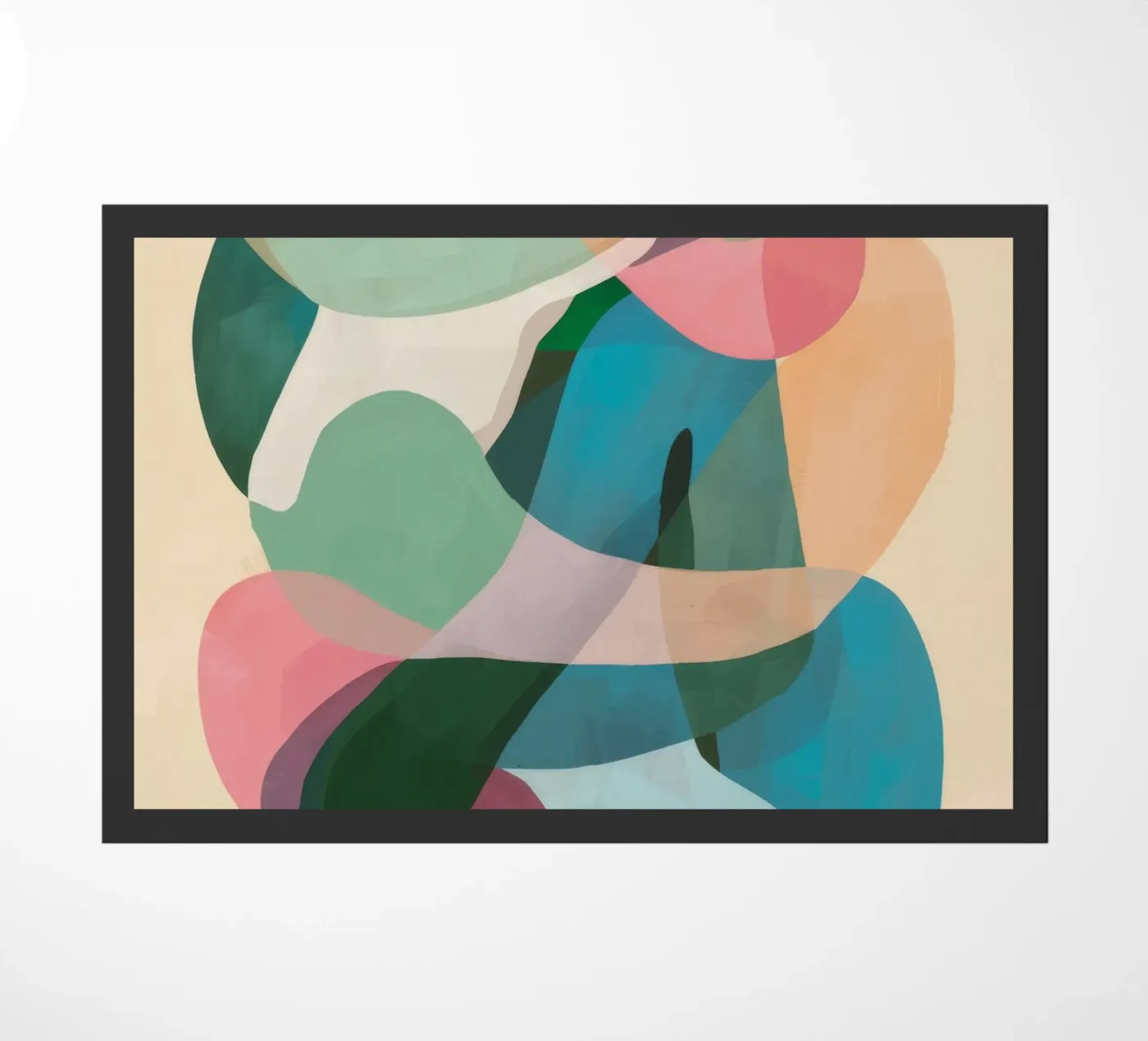 Fluid Form Dance doormat by Lumie Layers