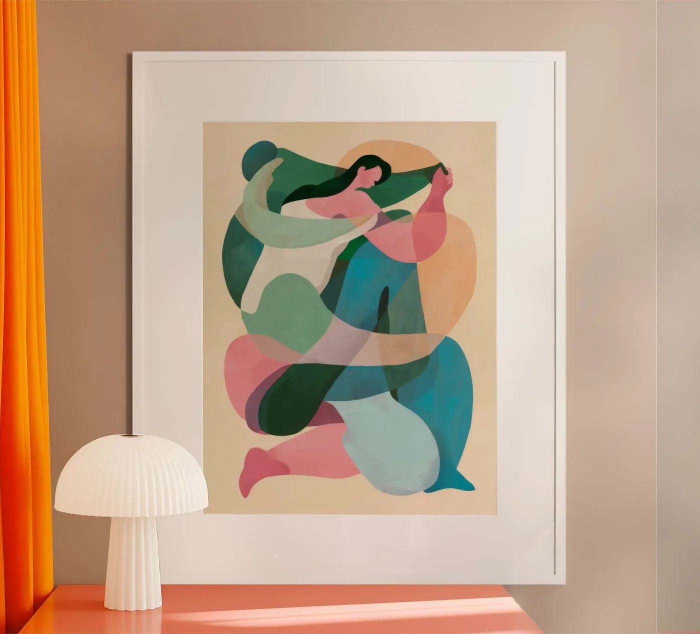 Fluid Form Dance poster by Lumie Layers