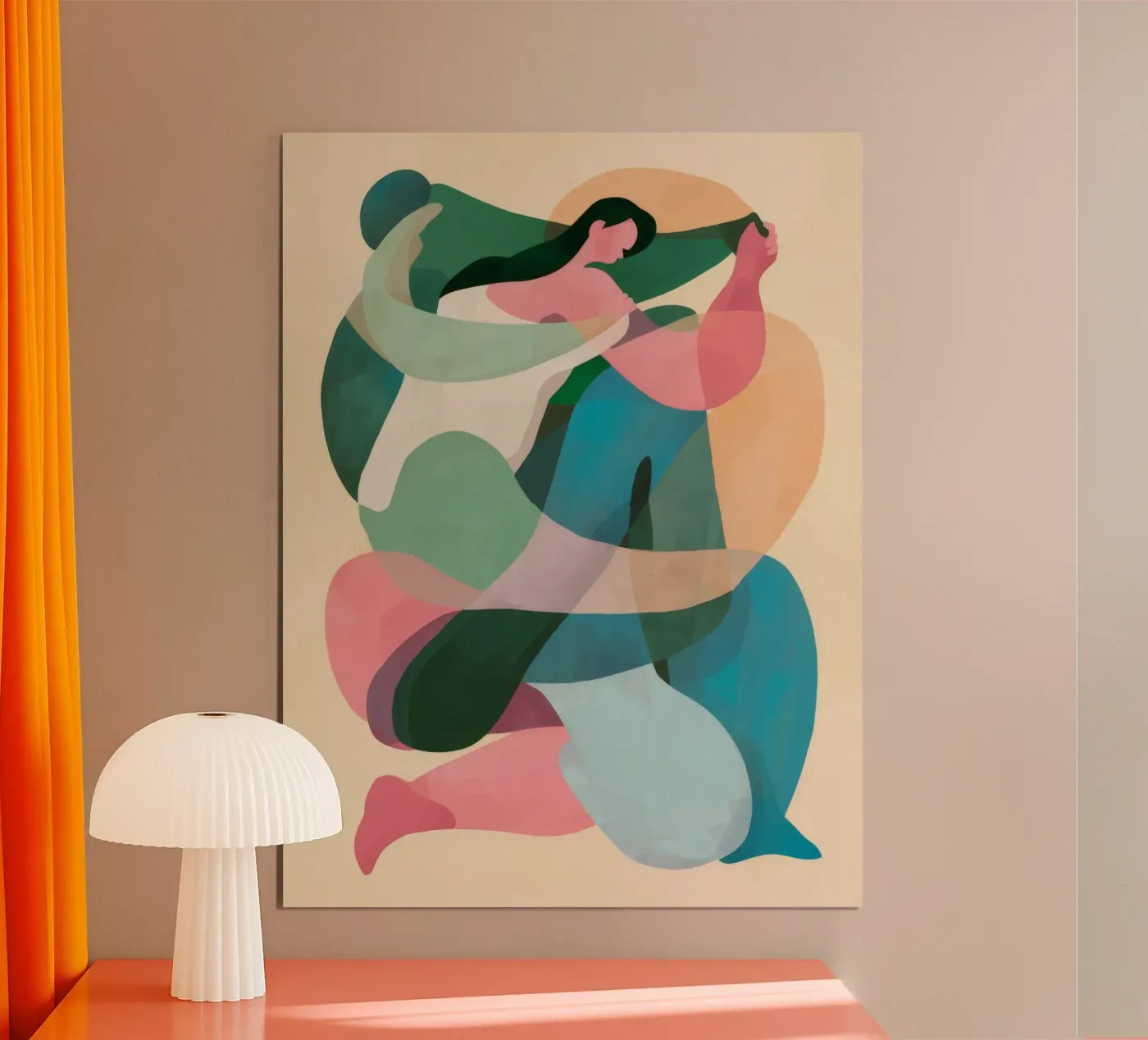 Fluid Form Dance poster by Lumie Layers