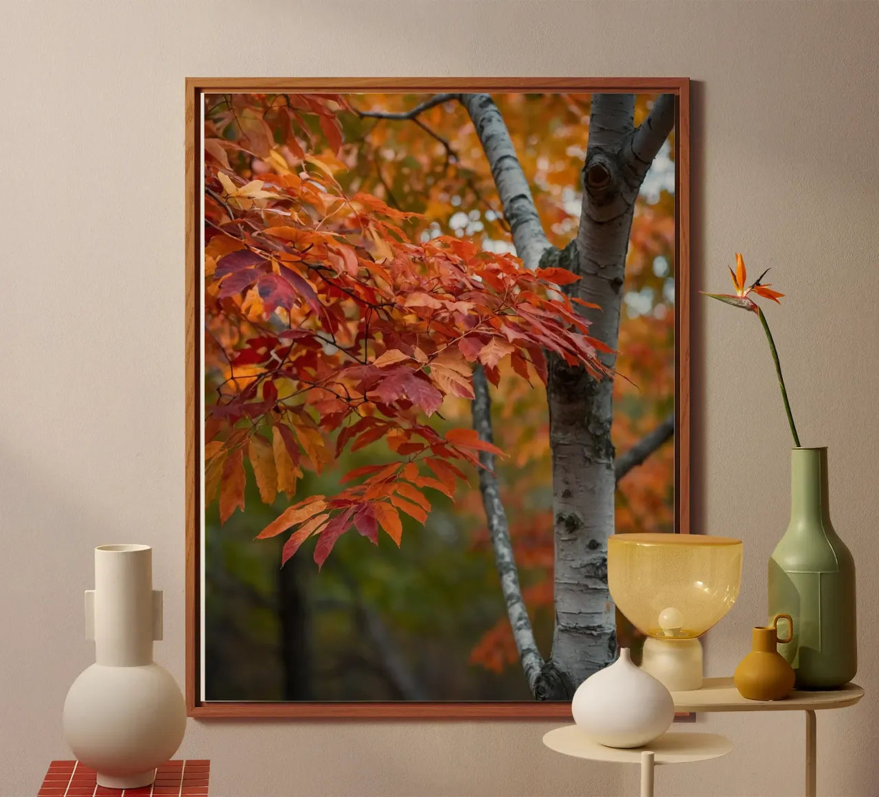 Vibrazioni d'autunno alluminio dibond da PhotoVibe Decor