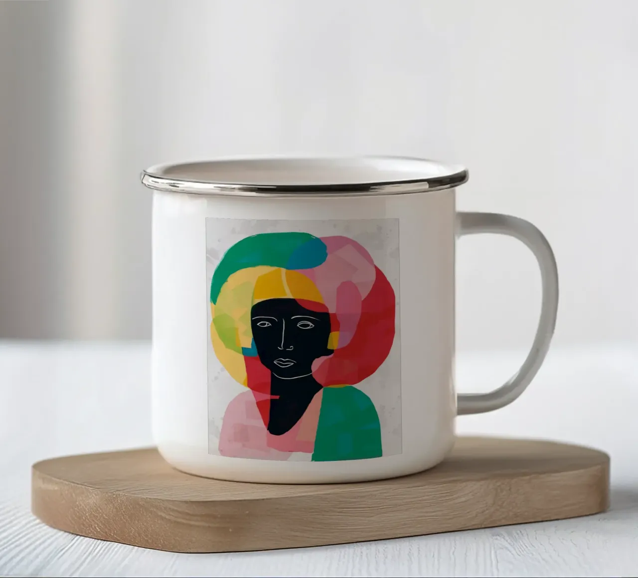 Copricapo Spectrum Queen tazza in smalto da Lumie Layers