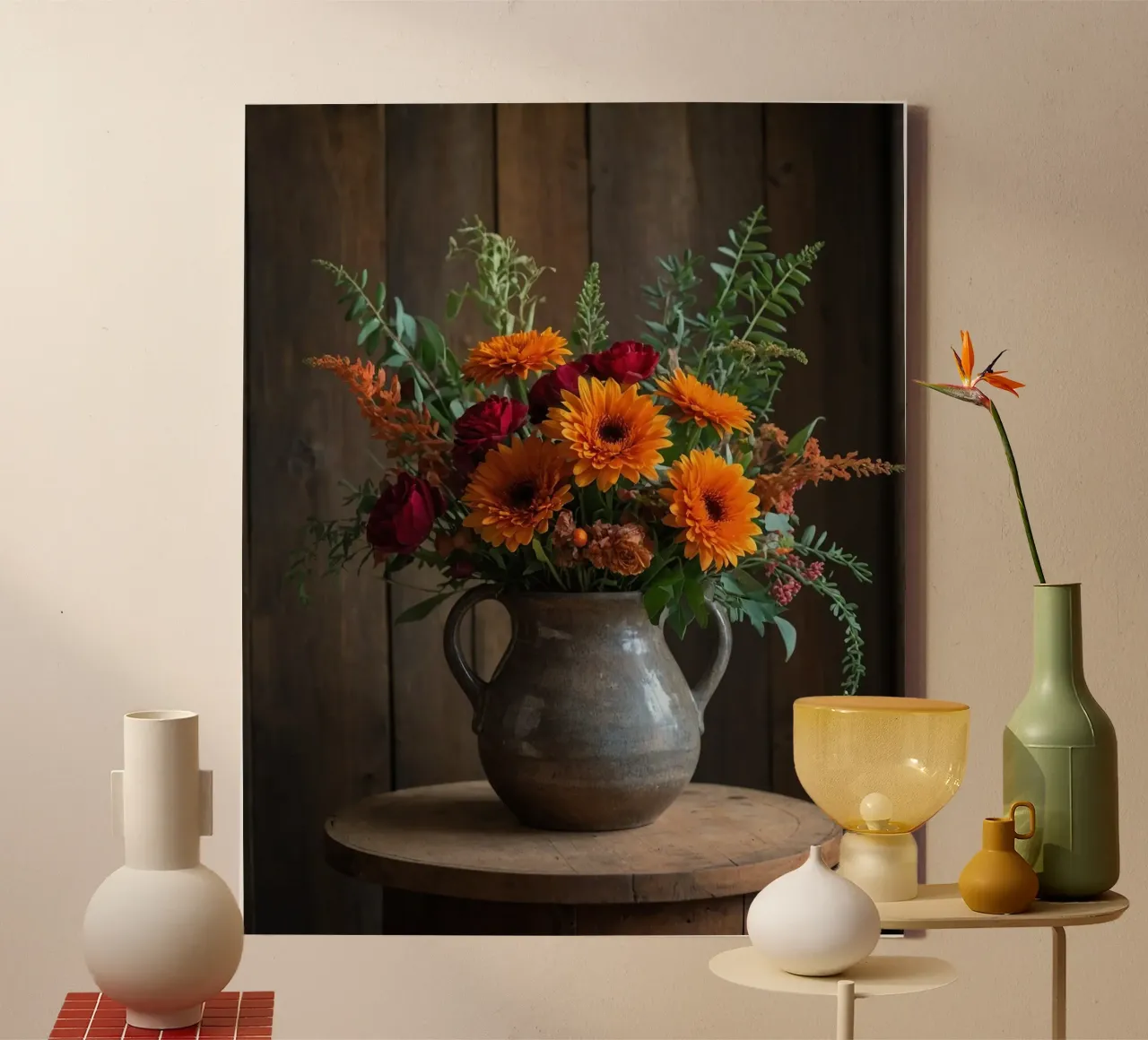 Vibrazioni d'autunno tela con Cornice a cassetta da PhotoVibe Decor