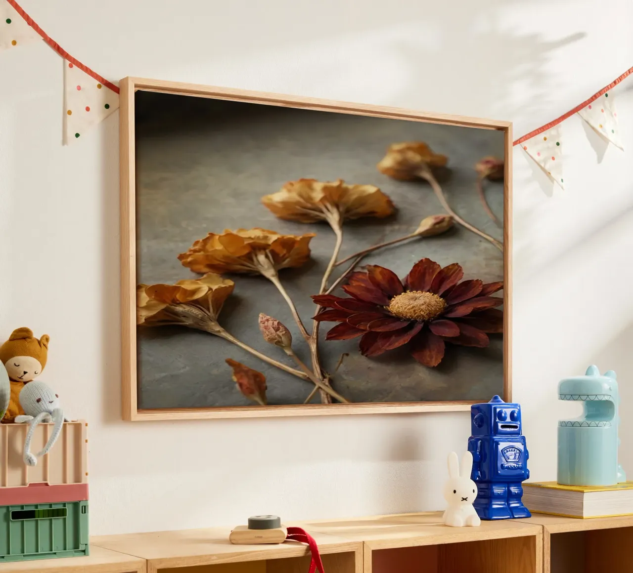 Vibrazioni d'autunno tela con Cornice a cassetta da PhotoVibe Decor