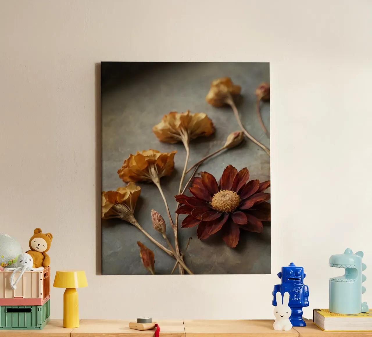 Vibrazioni d'autunno tela con Cornice a cassetta da PhotoVibe Decor