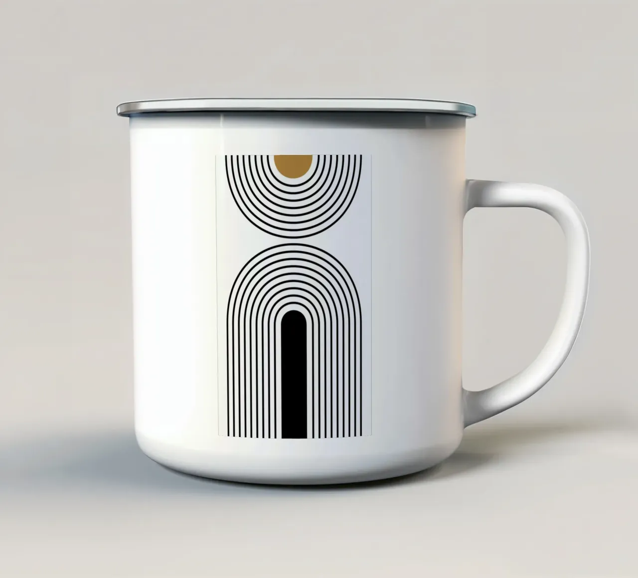 Mid Century Study No 27 tazza in smalto da Froilein Juno