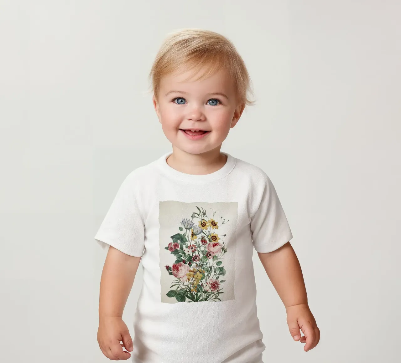 Big Flower I baby t-shirt by burcukorkmazyurek
