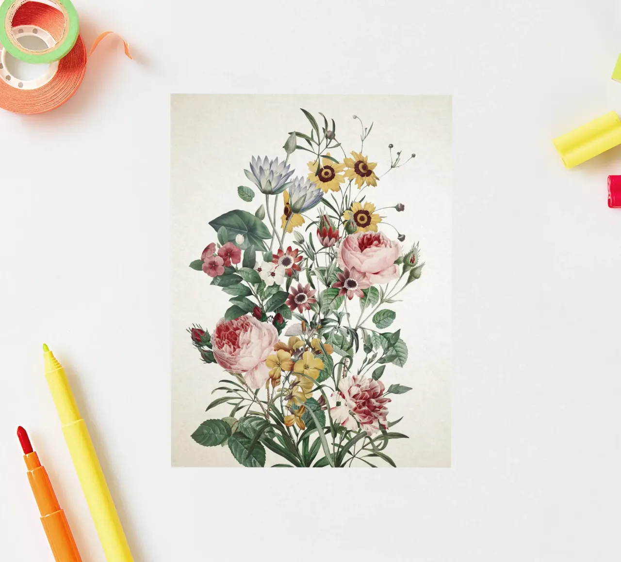 Big Flower I sticker by burcukorkmazyurek