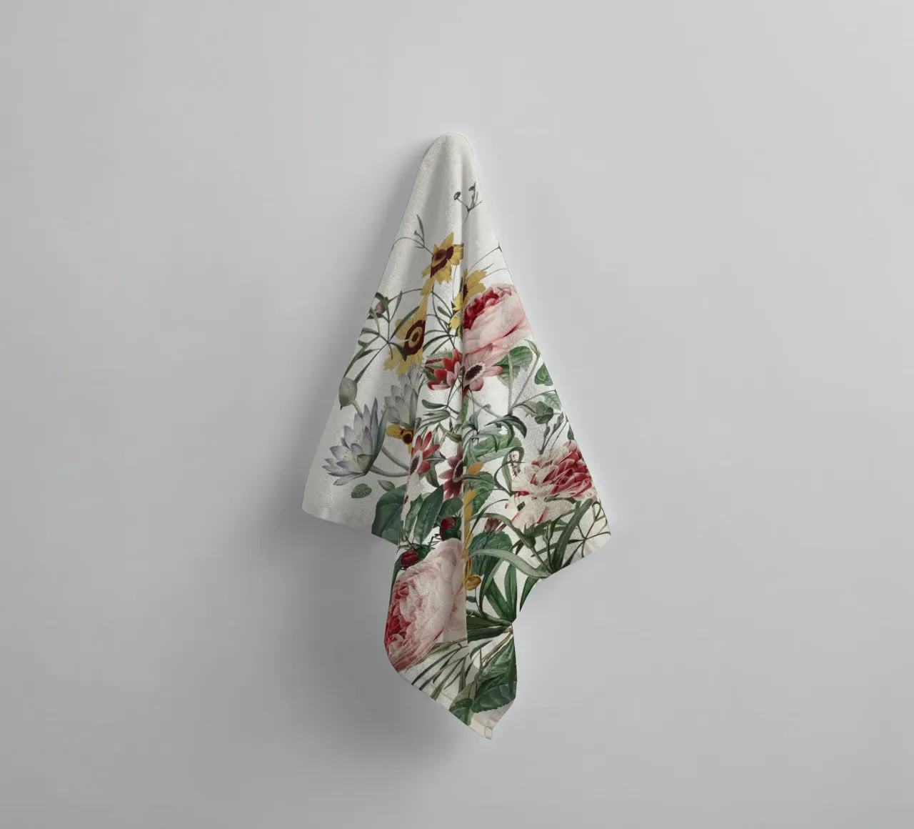 Big Flower I towel by burcukorkmazyurek