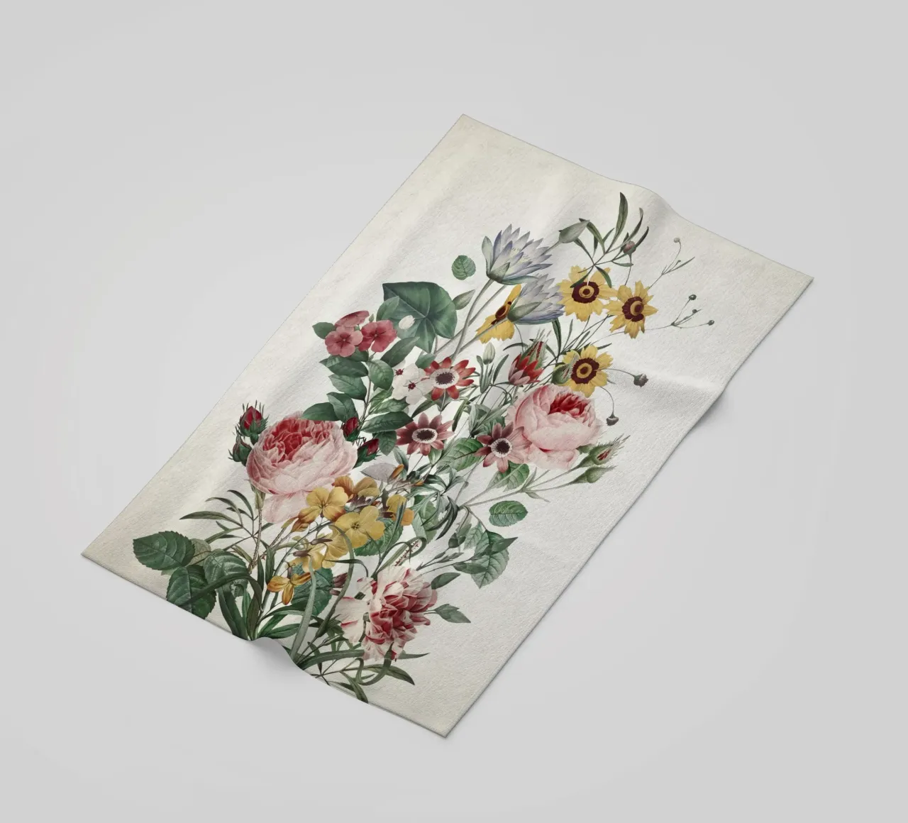 Big Flower I beach towel by burcukorkmazyurek