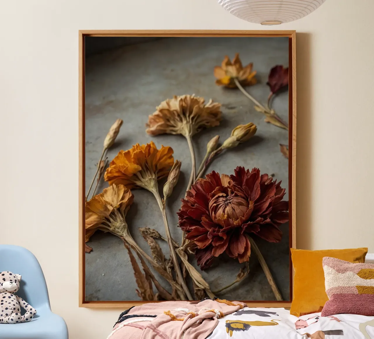 Vibrazioni d'autunno tela con Cornice a cassetta da PhotoVibe Decor