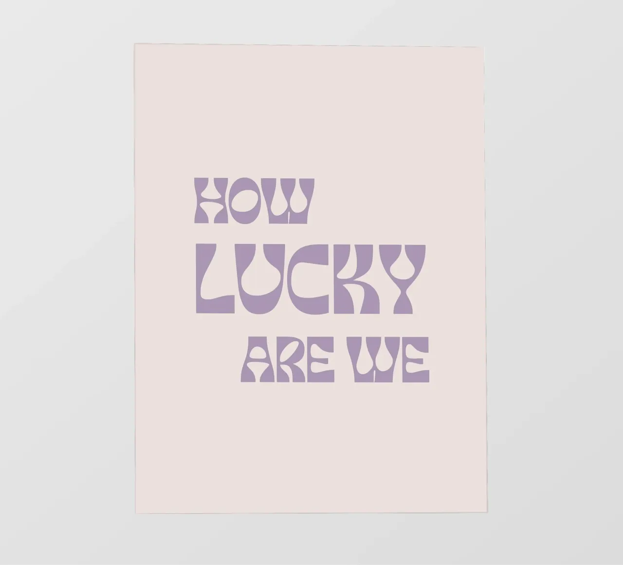 How lucky are we telo in pvc da we line studio - art