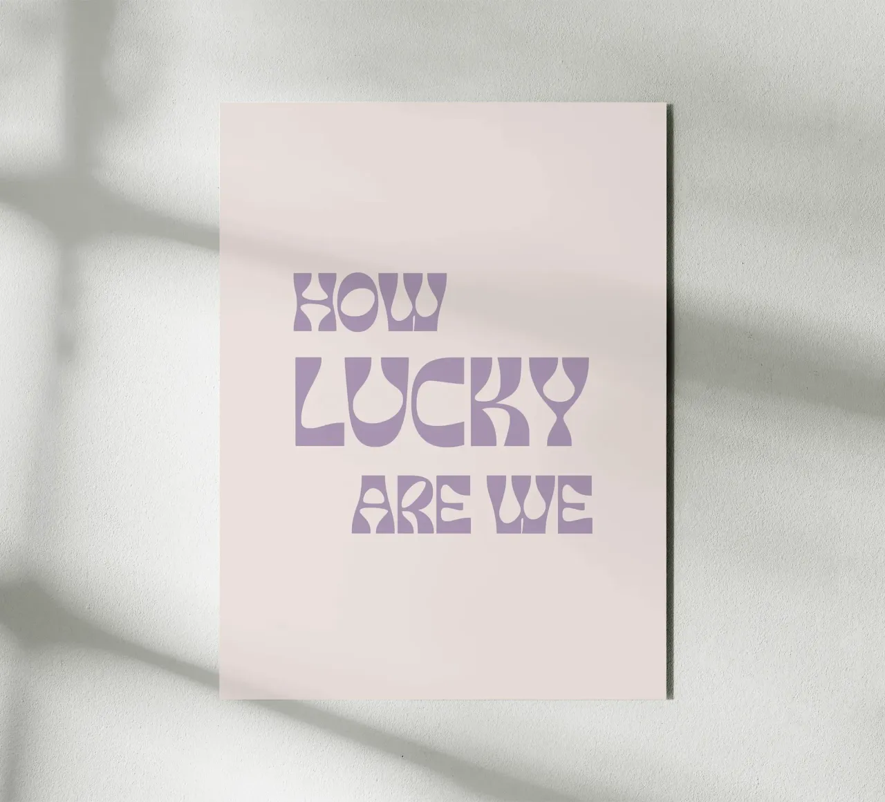 How lucky are we aluminio dibond de we line studio - art