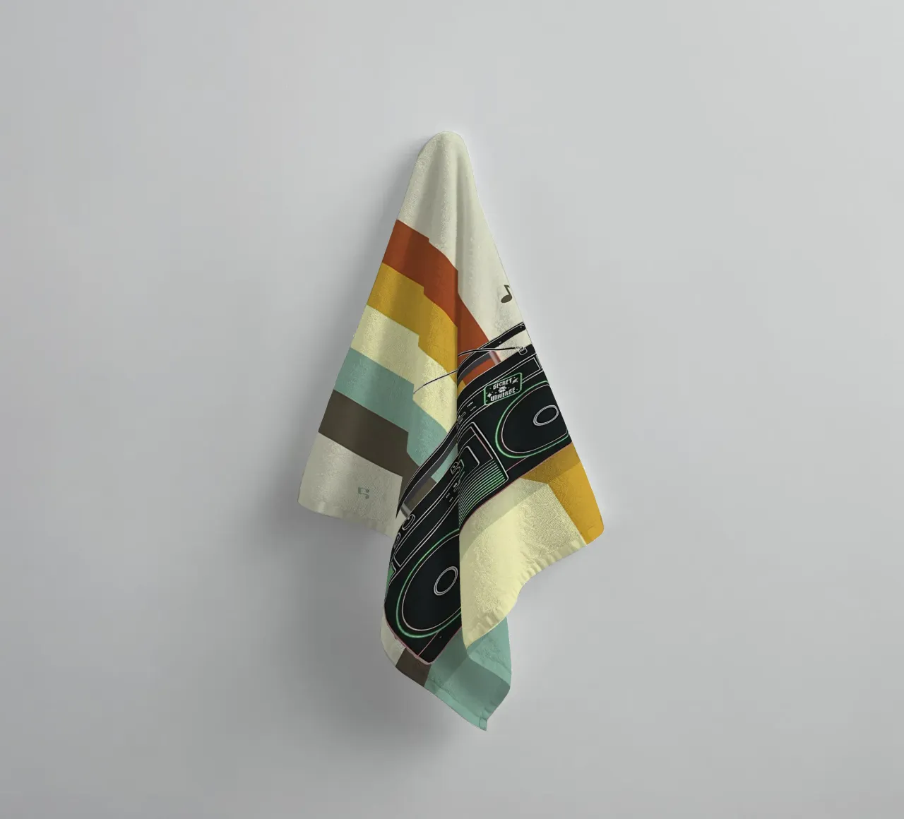 Retro Vibes towel by Kumasama