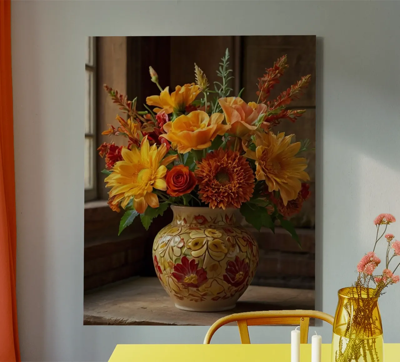 Herbst-Vibes Leinwand mit Schattenfugenrahmen von PhotoVibe Decor