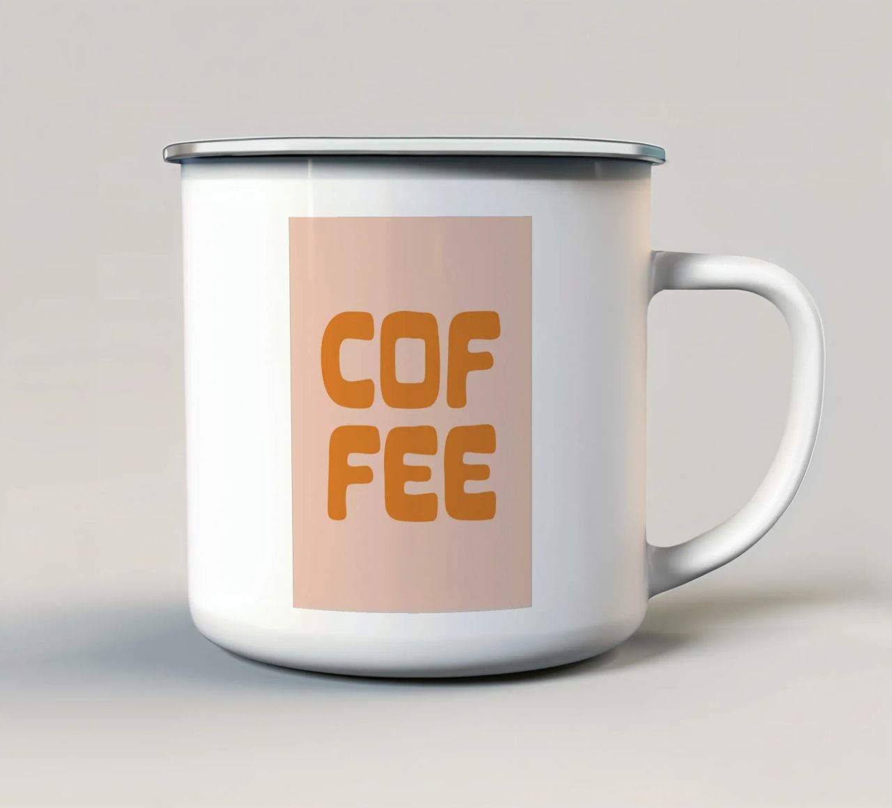 Coffee tazza in smalto da pv art