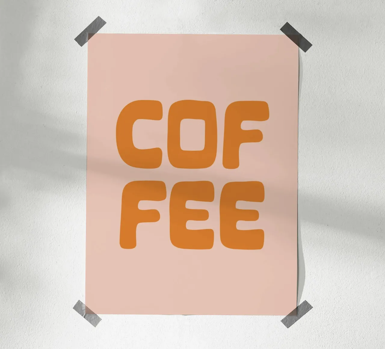 Coffee poster da we line studio - art