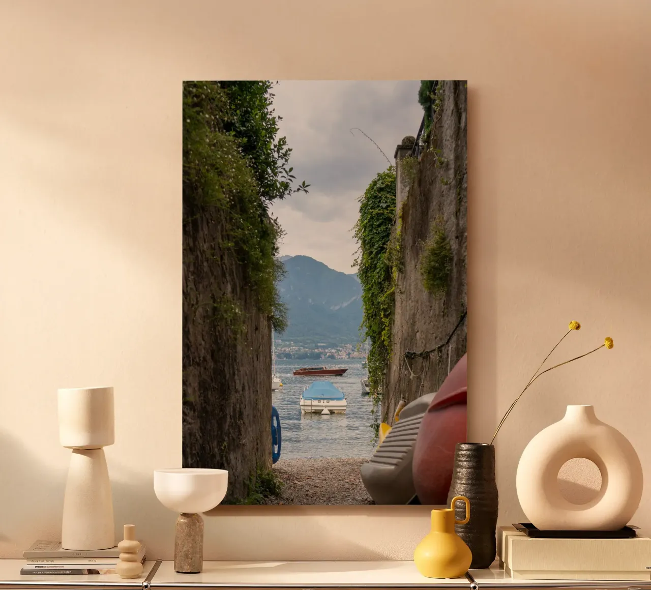 Framed Coastal Path alluminio dibond da lieblu