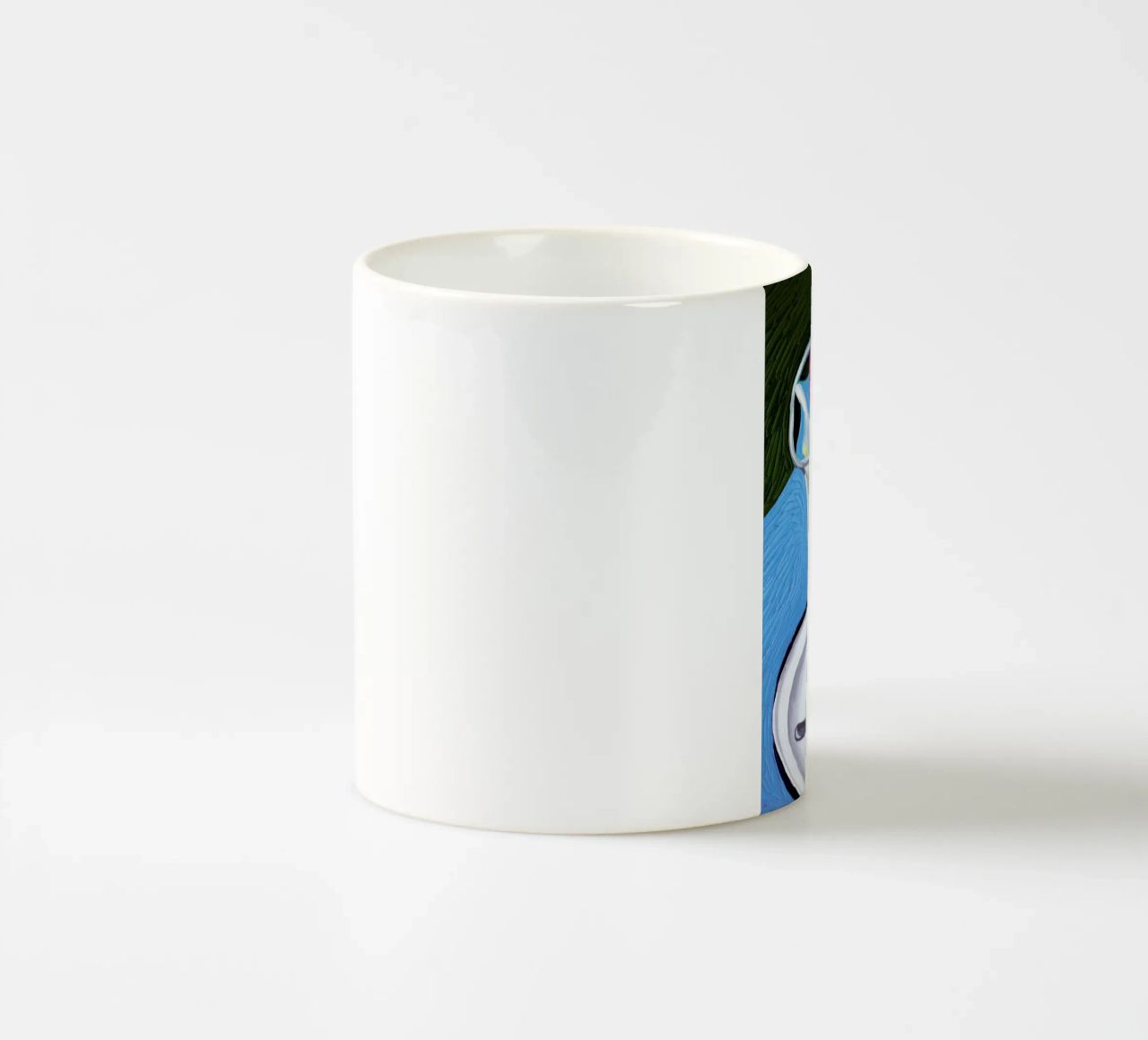 Raspberry And Vanilla Ice Cream In A Glass tazza in ceramica da Alice Straker