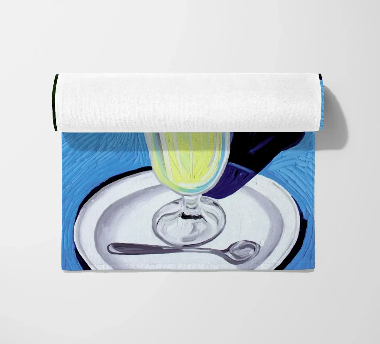 Raspberry And Vanilla Ice Cream In A Glass telo mare da Alice Straker