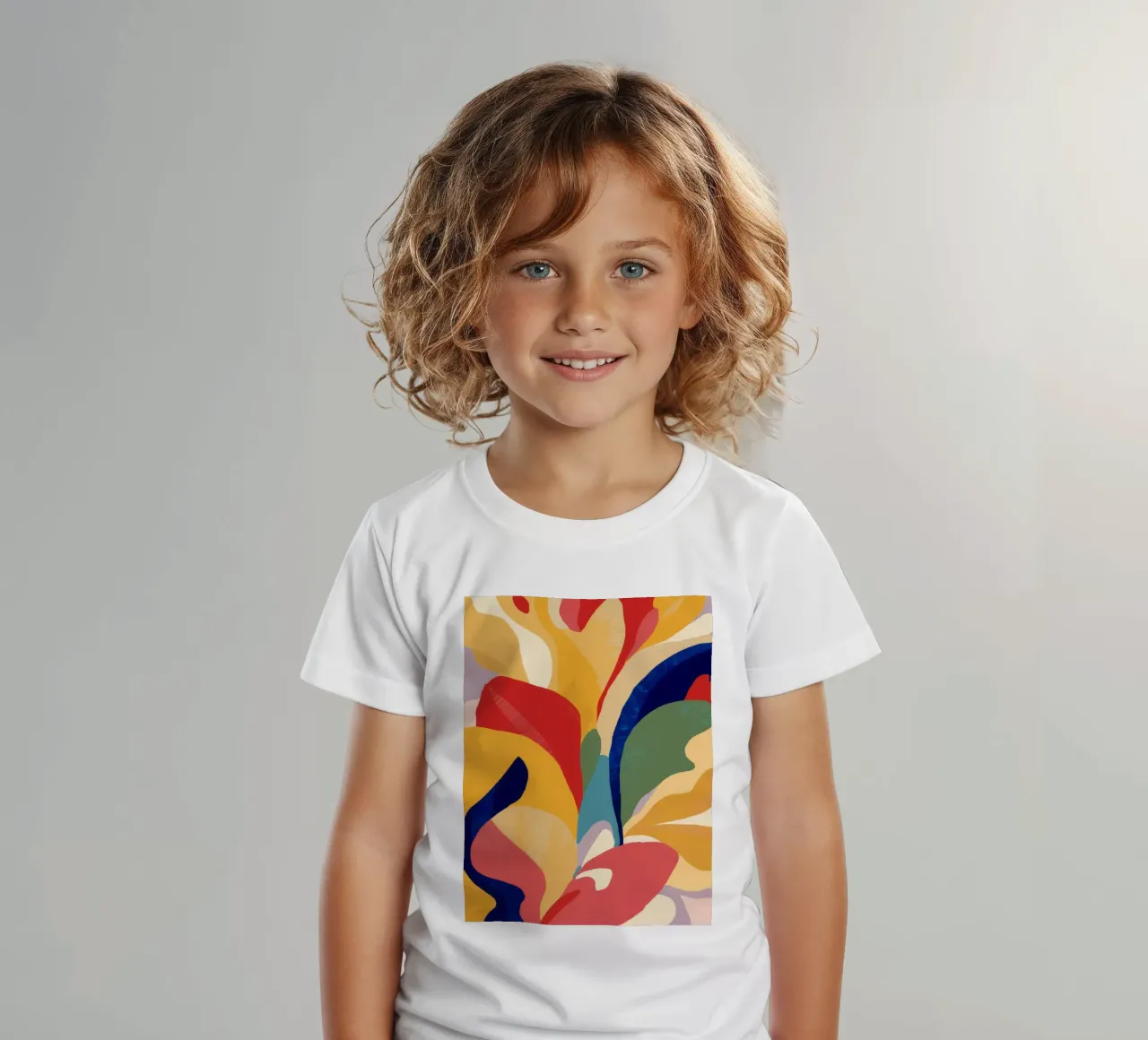 Flore abstraite Feu t-shirt enfant de Lumie Layers