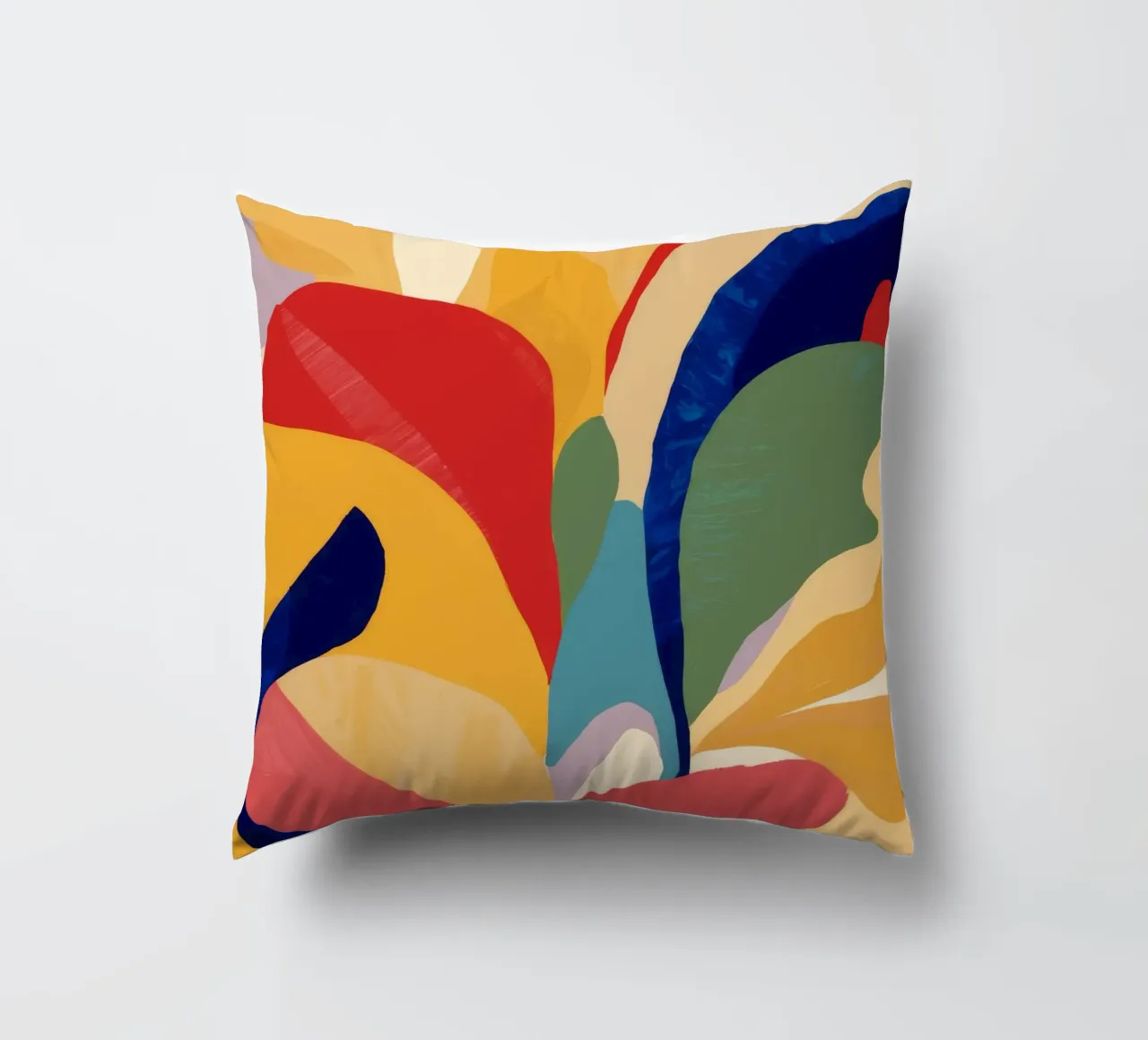 Flore abstraite Feu coussin de Lumie Layers
