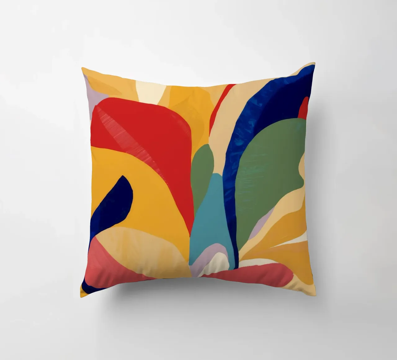 Flore abstraite Feu coussin de Lumie Layers