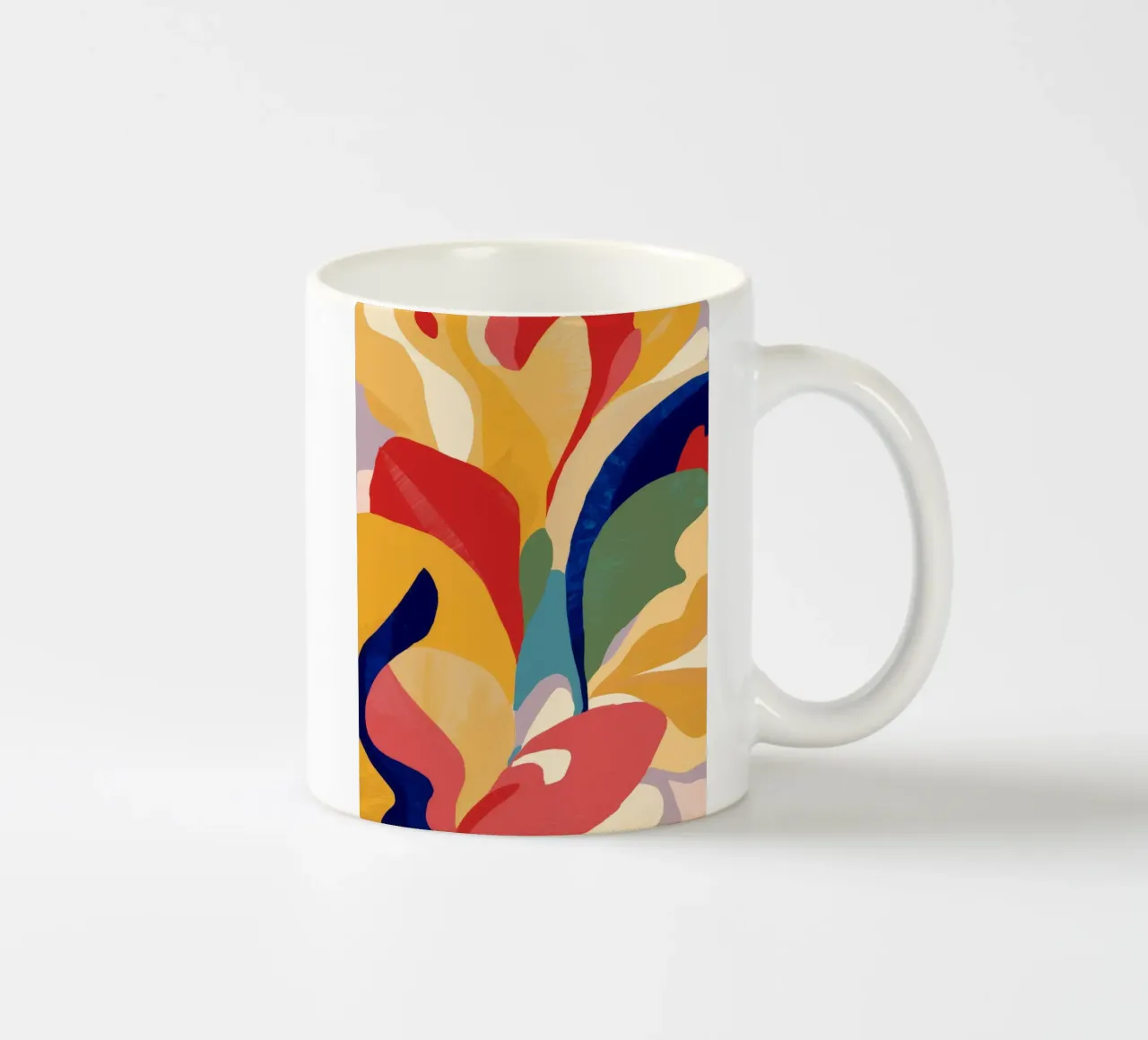 Flora astratta Fuoco tazza in ceramica da Lumie Layers