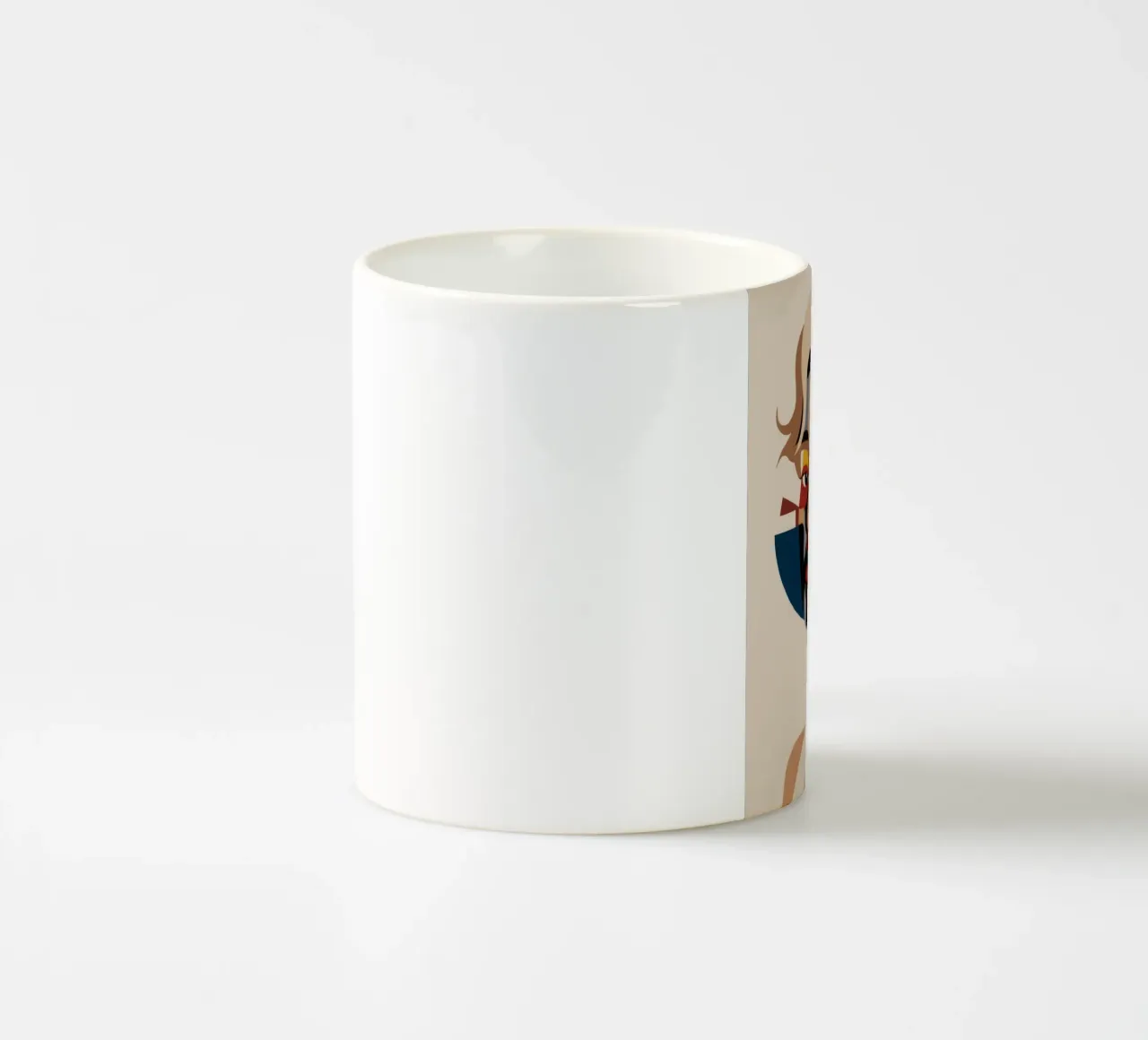 Painted Muse Gaze ceramic mug by Lumie Layers