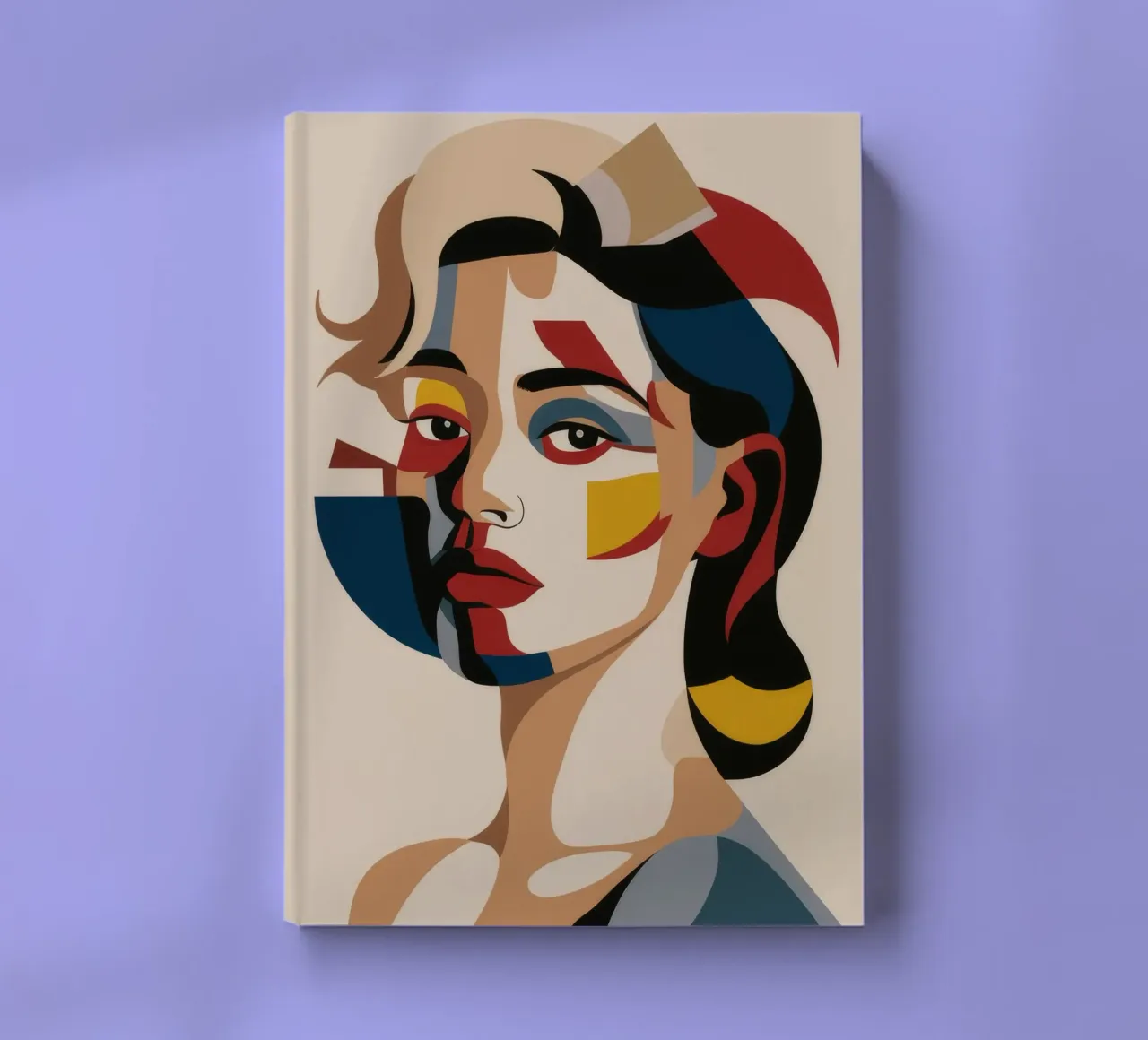 Le regard de la muse peinte carnet de notes de Lumie Layers