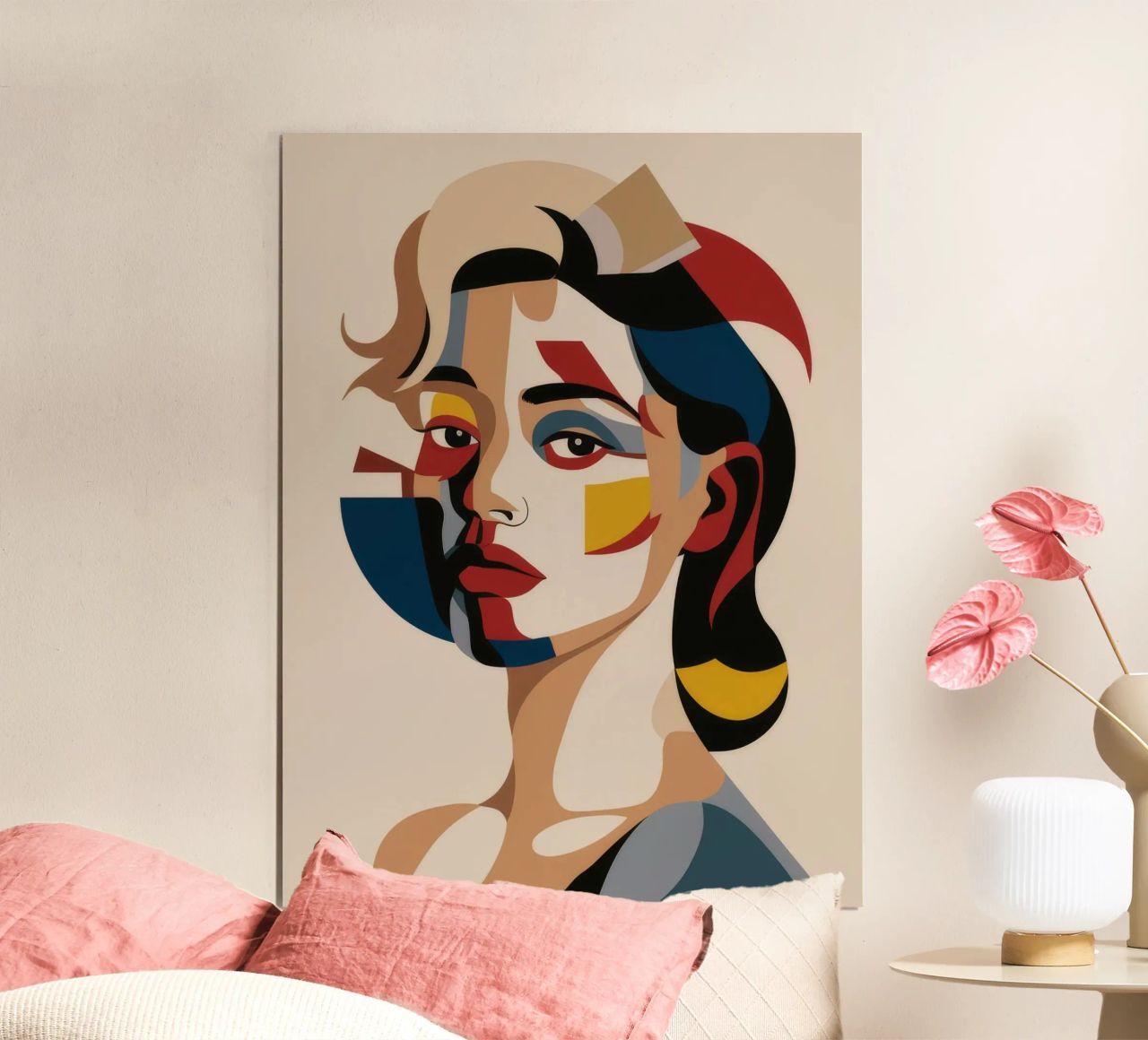 Painted Muse Gaze poster by Lumie Layers