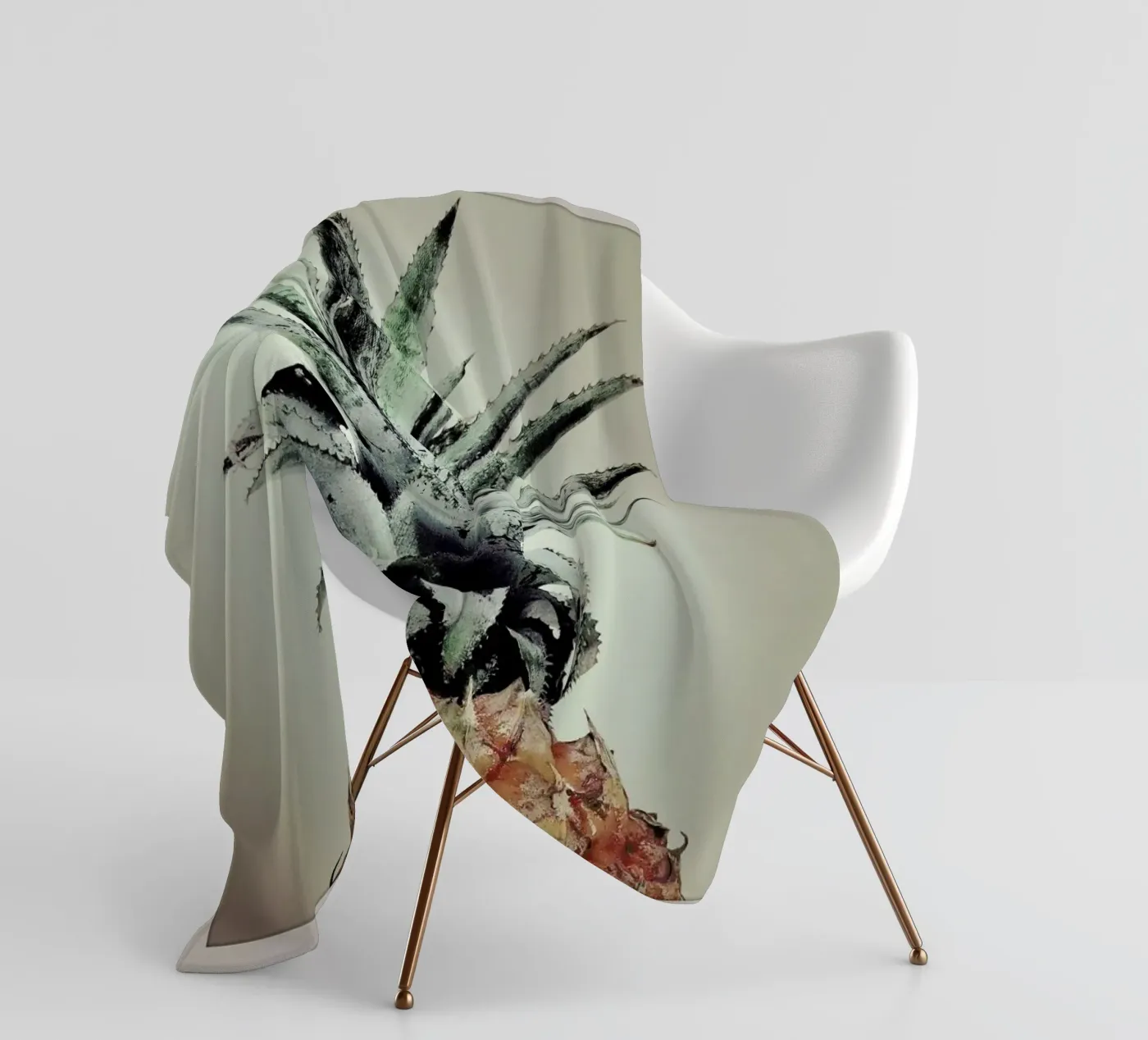 Pine Nutty coperta in pile da Ballack Art House