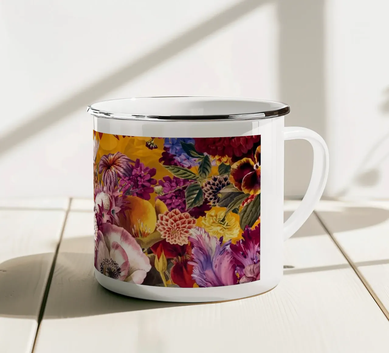 EXOTIC GARDEN XIII tazza in smalto da burcukorkmazyurek